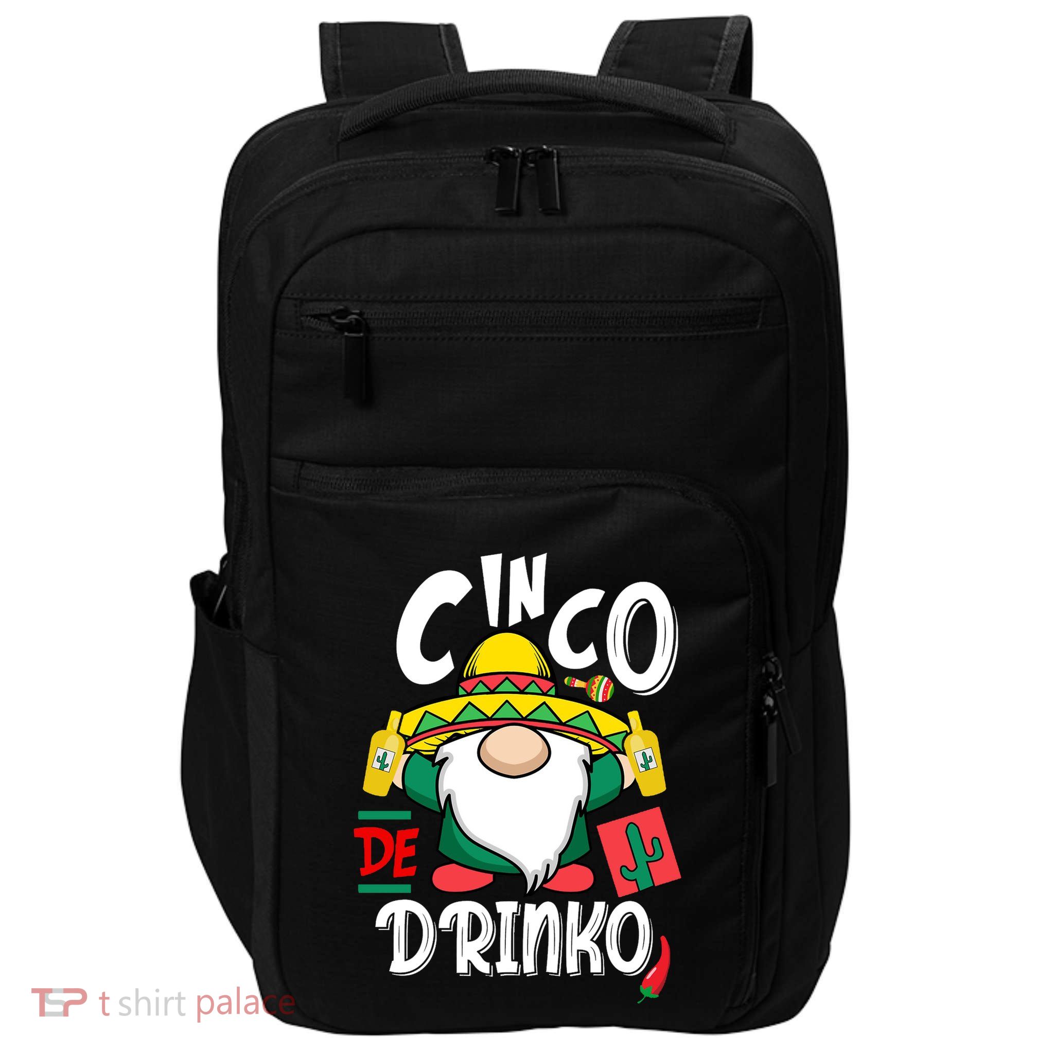 Cinco De Drinko Gnome Impact Tech Backpack