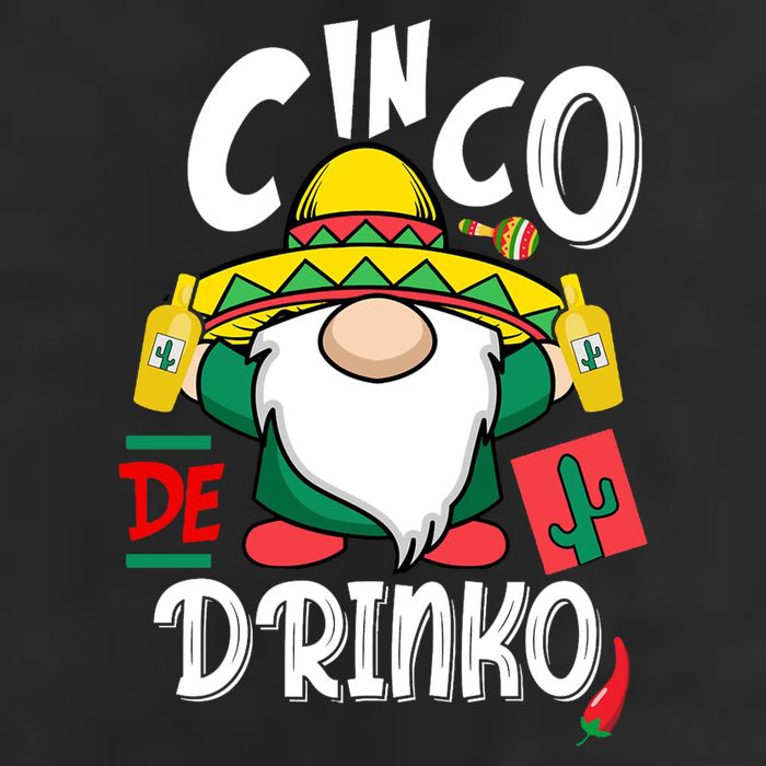 Cinco De Drinko Gnome Adult Drive Performance Visor