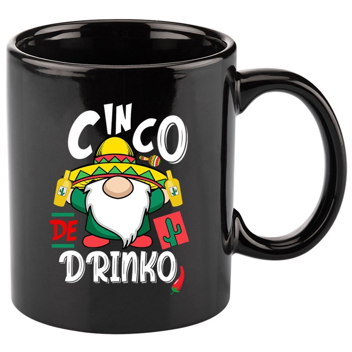 Cinco De Drinko Gnome 11oz C Handle Ceramic Mug