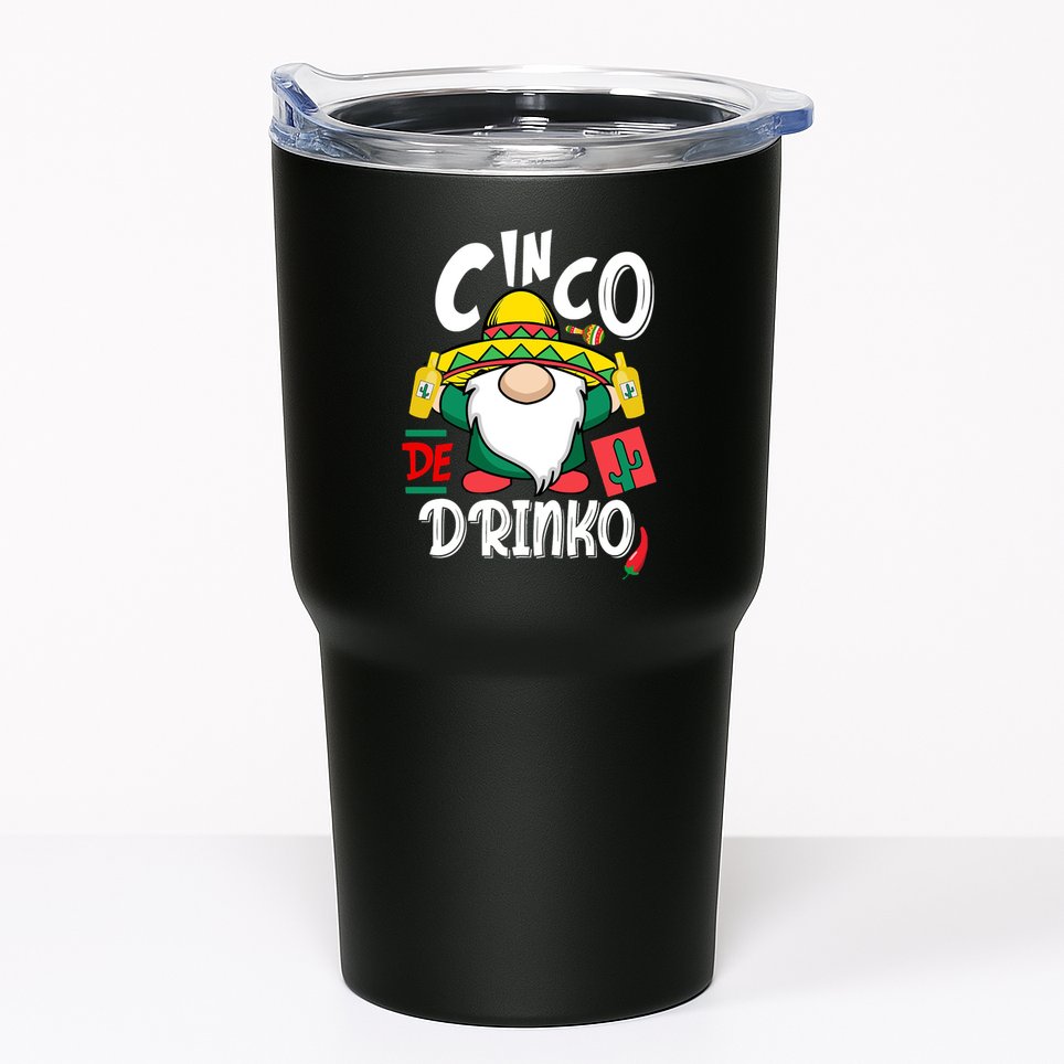 Cinco De Drinko Gnome Tumbler
