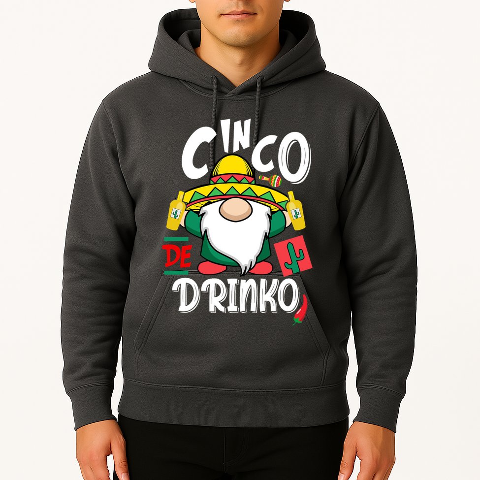 Cinco De Drinko Gnome Hoodie
