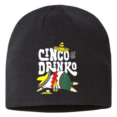 Cinco Drinko De Mayo Fiesta Squad Mexican Party 5 De Mayo Sustainable Beanie