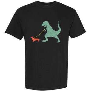 Cute Dachshund Dinosaur Funny Wiener Dog Garment-Dyed Heavyweight T-Shirt