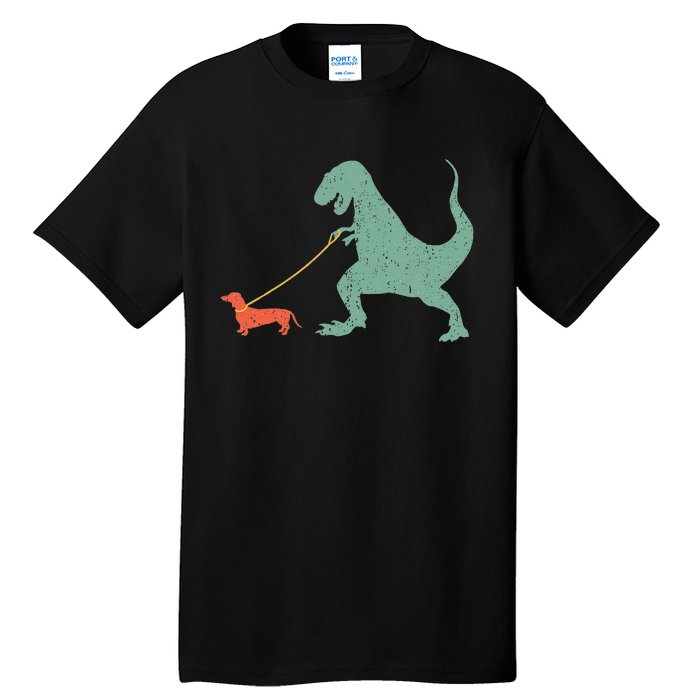 Cute Dachshund Dinosaur Funny Wiener Dog Tall T-Shirt