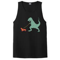 Cute Dachshund Dinosaur Funny Wiener Dog PosiCharge Competitor Tank