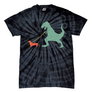 Cute Dachshund Dinosaur Funny Wiener Dog Tie-Dye T-Shirt