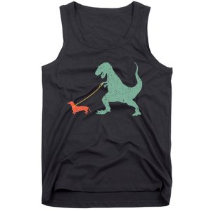 Cute Dachshund Dinosaur Funny Wiener Dog Tank Top