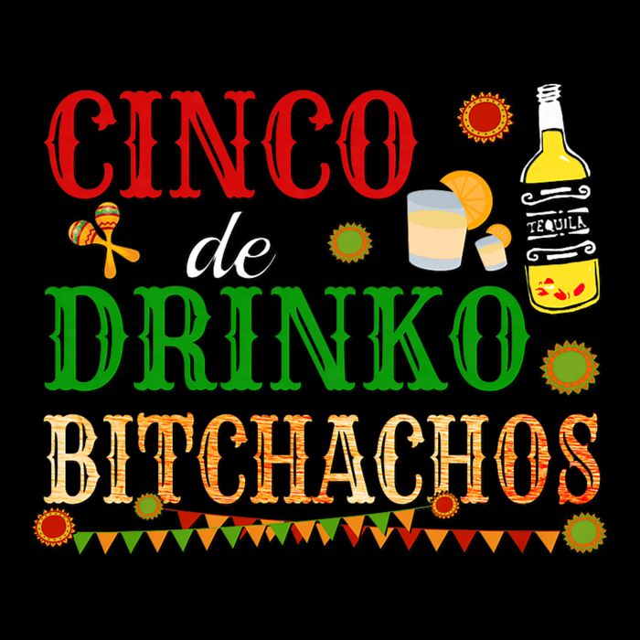 Cinco De Drinko Bitchachos Funny Cinco De Mayo Drinking Impact Tech Backpack