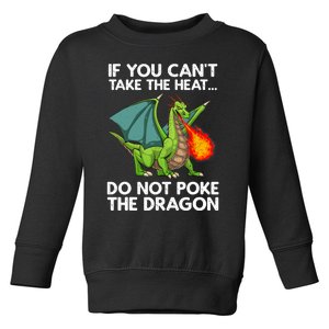 Cool Dragon Design For Mythical Dragon Lover Toddler Sweatshirt