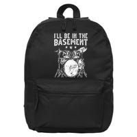 Cool Drumming Design For  Drum Set Drumming Drummer 16 in Basic Backpack