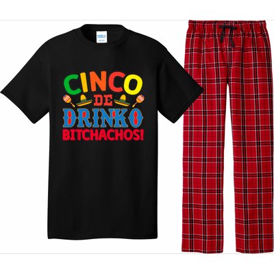 Cinco De Drinko Bitchachos Funny Cinco De Mayo Drinking Pajama Set