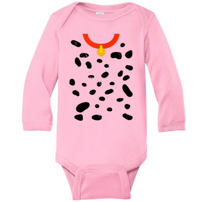 Cute Dalmatian Dog Costume Baby Long Sleeve Bodysuit