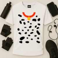 Cute Dalmatian Dog Costume Cooling Performance Crew T-Shirt