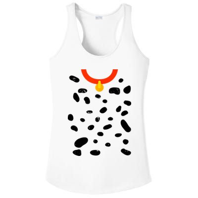 Cute Dalmatian Dog Costume Ladies PosiCharge Competitor Racerback Tank