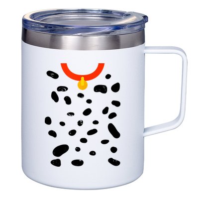 Cute Dalmatian Dog Costume 12oz Stainless Steel Coffee Mug
