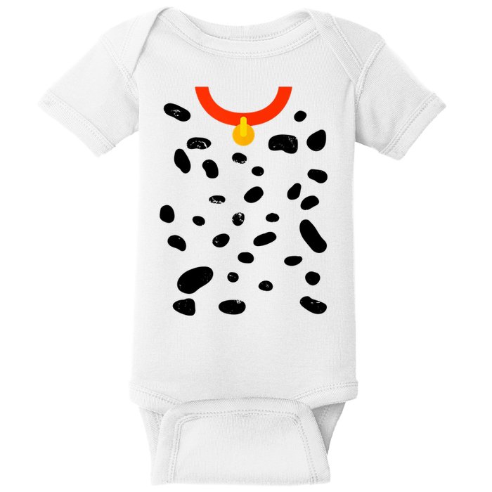 Cute Dalmatian Dog Costume Baby Bodysuit