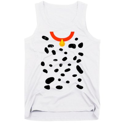 Cute Dalmatian Dog Costume Tank Top