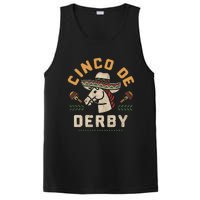 Cinco De Derby Funny Horse Racing Derby Party Sombrero PosiCharge Competitor Tank