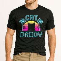 Cat Daddy Dad fathers day retro cat papa Cooling Performance Crew T-Shirt