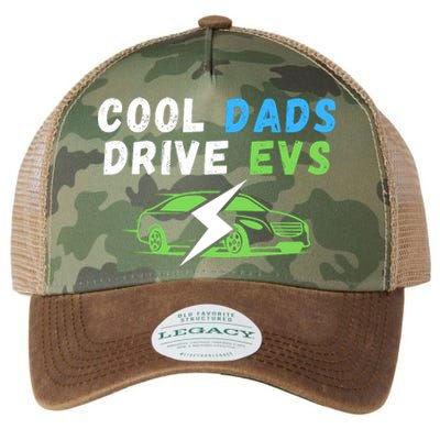 Cool Dads Drive EVs Drive EVs EV Life Funny Electric Vehicle Legacy Tie Dye Trucker Hat