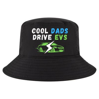 Cool Dads Drive EVs Drive EVs EV Life Funny Electric Vehicle Cool Comfort Performance Bucket Hat