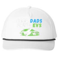 Cool Dads Drive EVs Drive EVs EV Life Funny Electric Vehicle Snapback Five-Panel Rope Hat