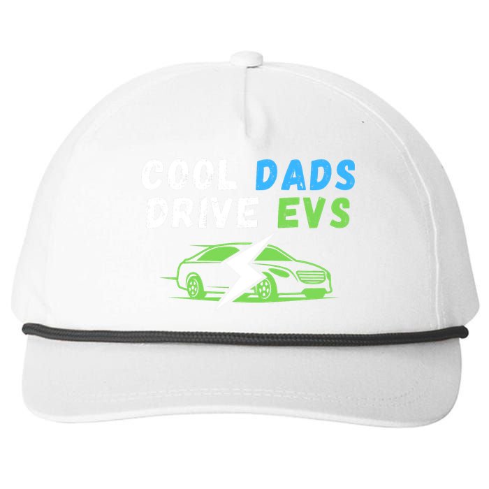 Cool Dads Drive EVs Drive EVs EV Life Funny Electric Vehicle Snapback Five-Panel Rope Hat