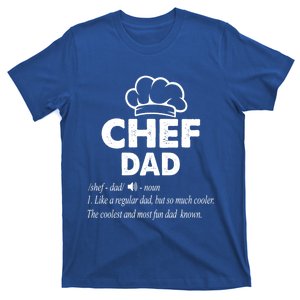 Chef Dad Definition Cooking Fathers Day Gift Funny Gift T-Shirt