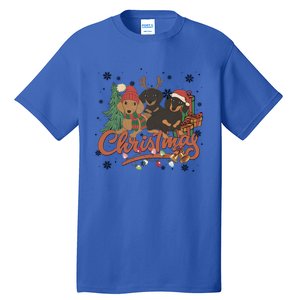 Cute Dachshund Dogs Christmas Sweater Xmas Funny Gift For Pet Dog Gift Tall T-Shirt