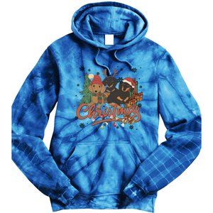 Cute Dachshund Dogs Christmas Sweater Xmas Funny Gift For Pet Dog Gift Tie Dye Hoodie