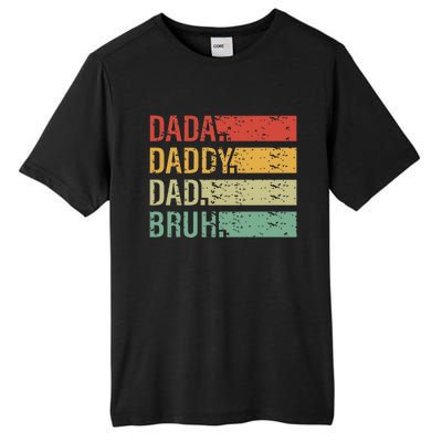 Cute Dada Daddy Dad Bruh Fathers Day Vintage Funny Father Tall Fusion ChromaSoft Performance T-Shirt