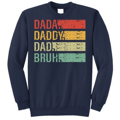 Cute Dada Daddy Dad Bruh Fathers Day Vintage Funny Father Sweatshirt