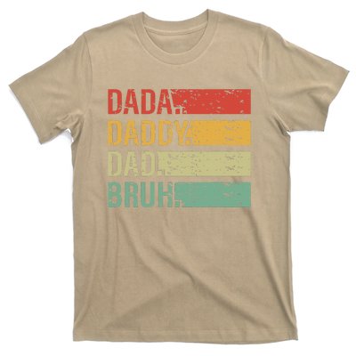 Cute Dada Daddy Dad Bruh Fathers Day Vintage Funny Father T-Shirt