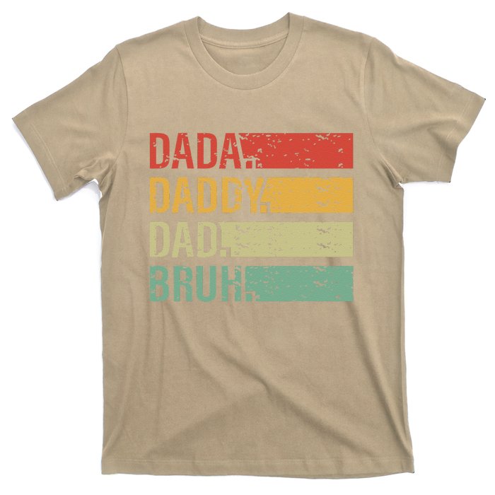 Cute Dada Daddy Dad Bruh Fathers Day Vintage Funny Father T-Shirt