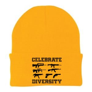 Celebrate Diversity Different Gun Gift Gun Lovers Gift Funny Gift Knit Cap Winter Beanie