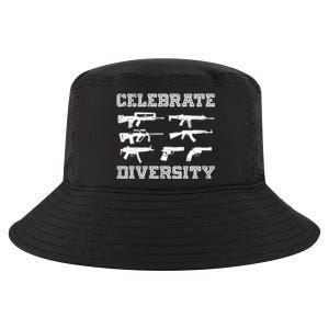 Celebrate Diversity Different Gun Gift Gun Lovers Gift Funny Gift Cool Comfort Performance Bucket Hat