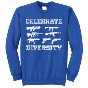 Celebrate Diversity Different Gun Gift Gun Lovers Gift Funny Gift Sweatshirt