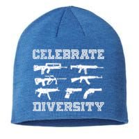 Celebrate Diversity Different Gun Gift Gun Lovers Gift Funny Gift Sustainable Beanie