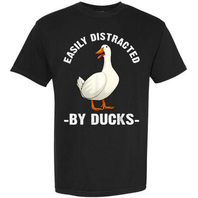 Cute Duck Design Aquatic Bird Duck Lovers Garment-Dyed Heavyweight T-Shirt