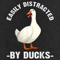 Cute Duck Design Aquatic Bird Duck Lovers 7 Panel Mesh Trucker Snapback Hat
