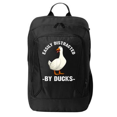 Cute Duck Design Aquatic Bird Duck Lovers City Backpack