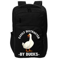 Cute Duck Design Aquatic Bird Duck Lovers Impact Tech Backpack