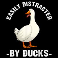 Cute Duck Design Aquatic Bird Duck Lovers 7-Panel Snapback Hat