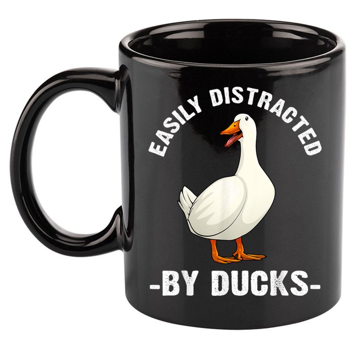 Cute Duck Design Aquatic Bird Duck Lovers 11oz C Handle Ceramic Mug