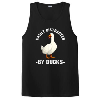 Cute Duck Design Aquatic Bird Duck Lovers PosiCharge Competitor Tank