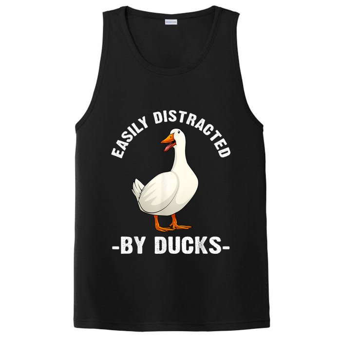 Cute Duck Design Aquatic Bird Duck Lovers PosiCharge Competitor Tank