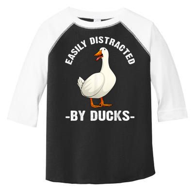 Cute Duck Design Aquatic Bird Duck Lovers Toddler Fine Jersey T-Shirt