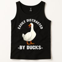 Cute Duck Design Aquatic Bird Duck Lovers Tank Top