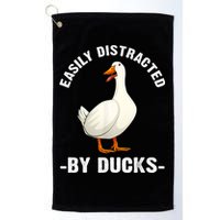 Cute Duck Design Aquatic Bird Duck Lovers Golf Towel