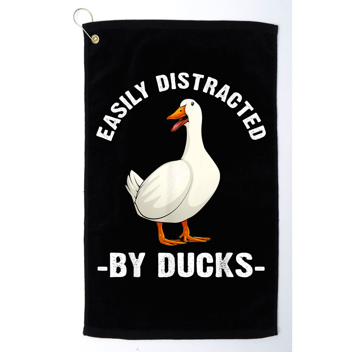 Cute Duck Design Aquatic Bird Duck Lovers Golf Towel